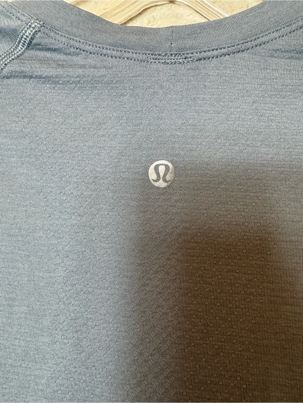 Lululemon Swiftly Tech Women’s Short Sleeve Active Tee Slate Blue Seamless sz 10